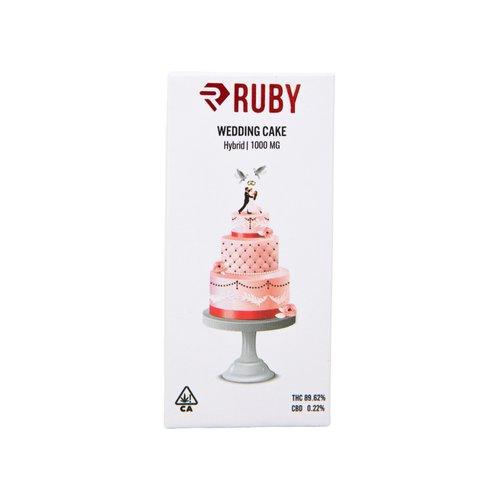 RUBY C-CELLS WEDDING CAKE
