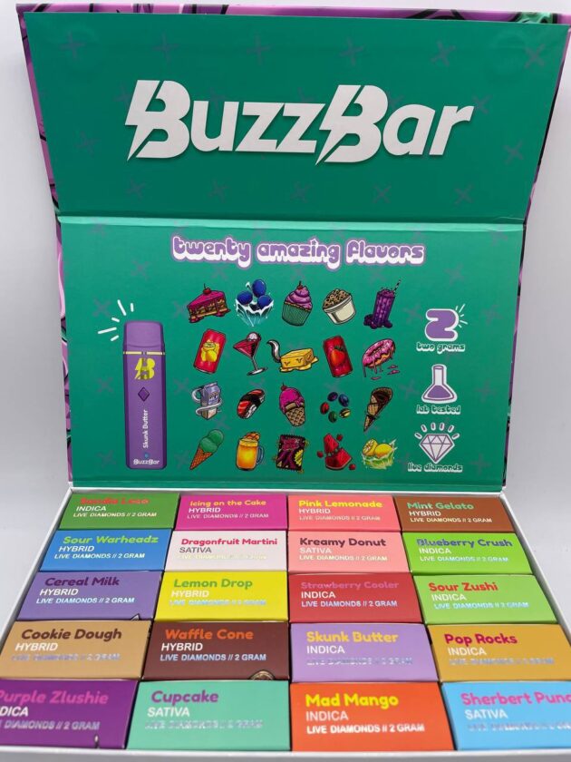 buzz bar flavors